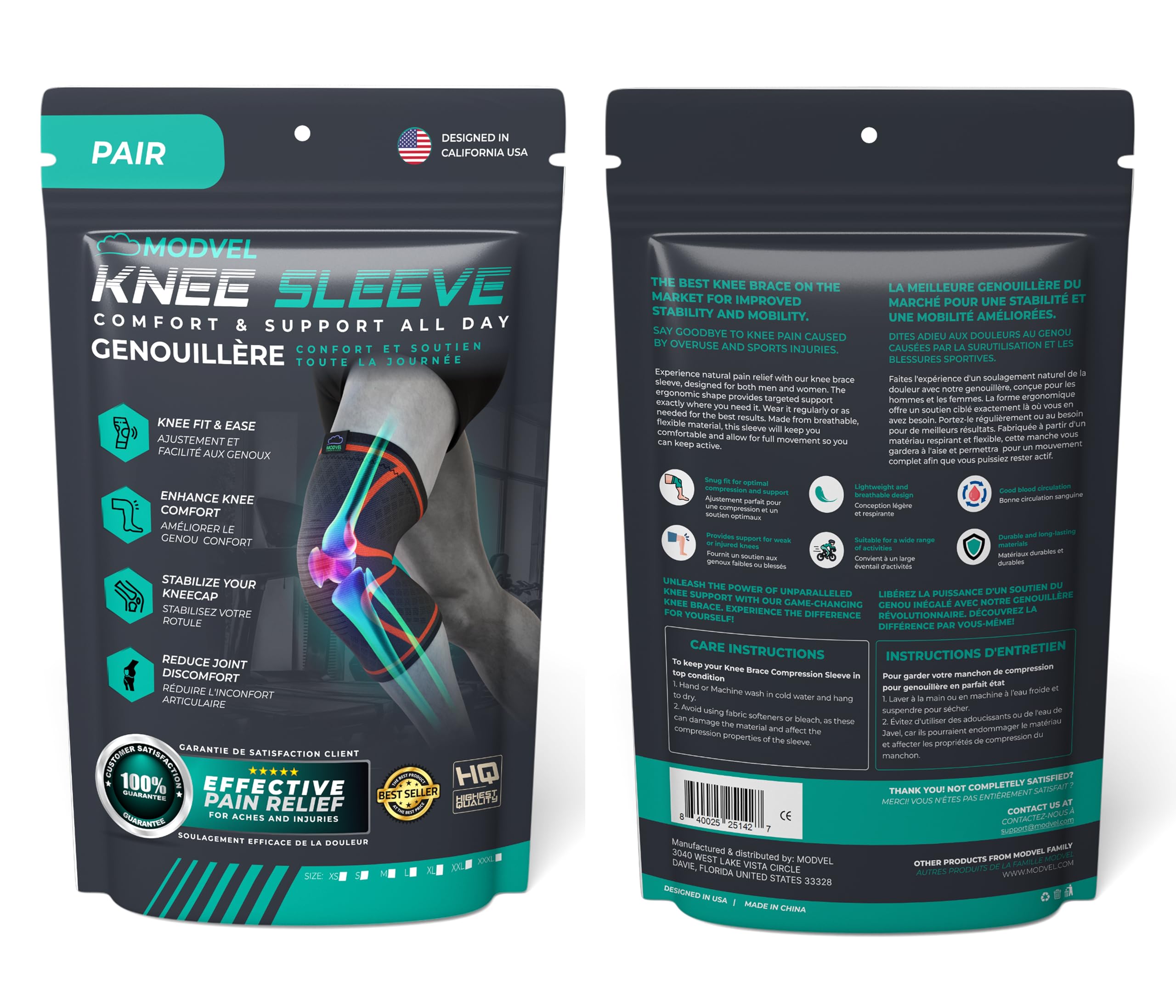 Compression Knee Brace for Women & Men