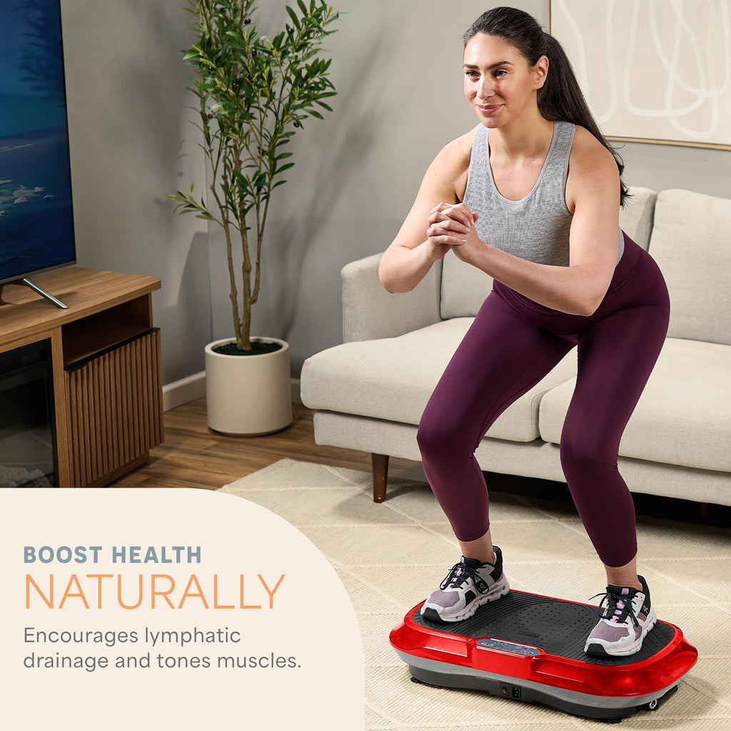 Waver Vibration Plate Exercise Machine – High-Intensity Vibration– Fitness Equipment for Strength & Toning