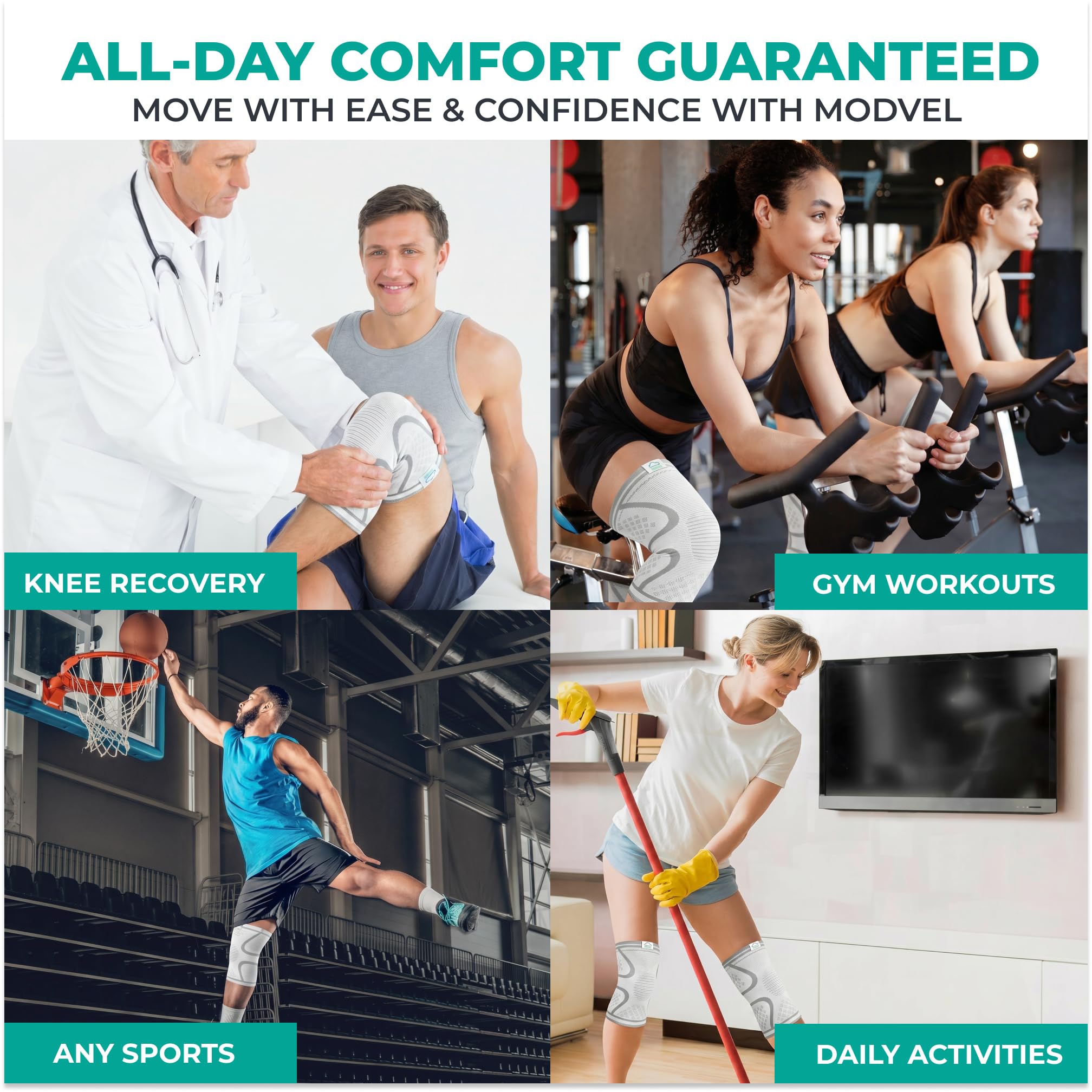Compression Knee Brace for Women & Men