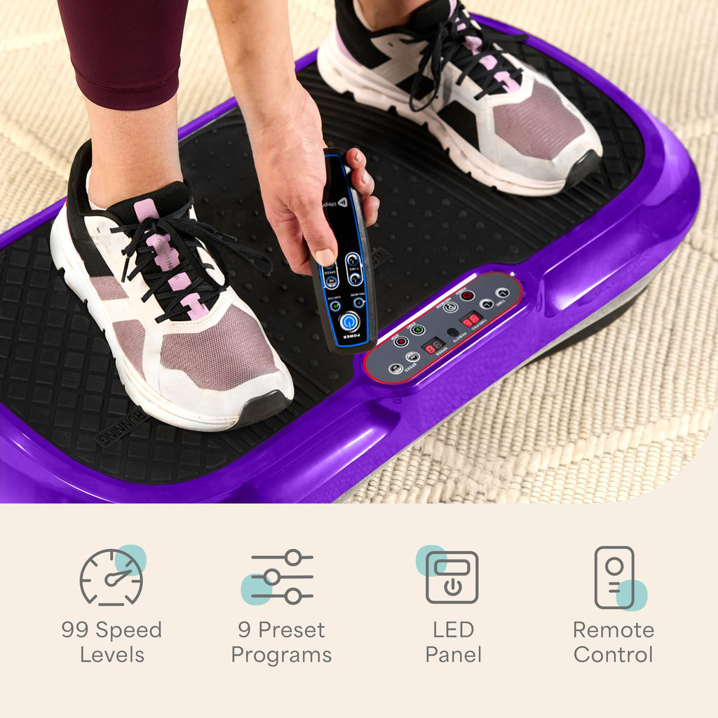 Waver Vibration Plate Exercise Machine – High-Intensity Vibration– Fitness Equipment for Strength & Toning