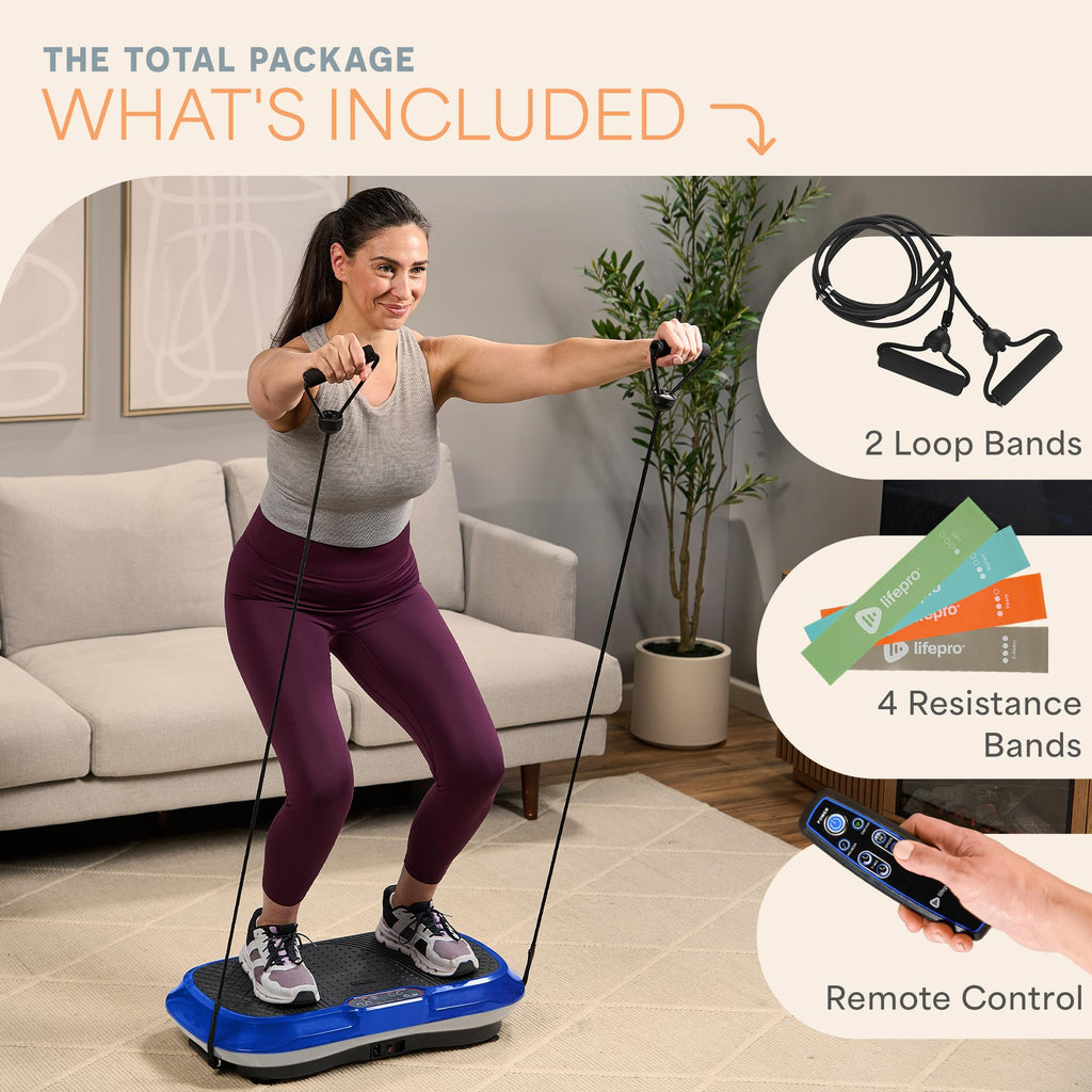Waver Vibration Plate Exercise Machine – High-Intensity Vibration– Fitness Equipment for Strength & Toning