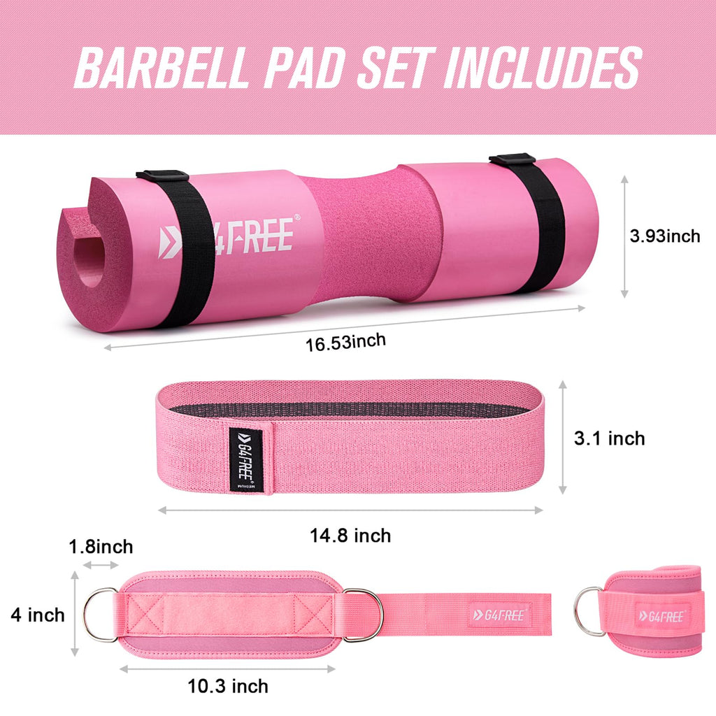 9Pcs Barbell Pad Set for Squat