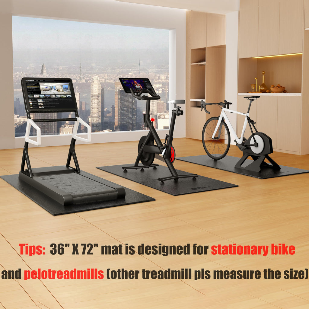 Bike Mat Compatible ,Bike Gym Equipment Hardwood Floor Carpet Protector