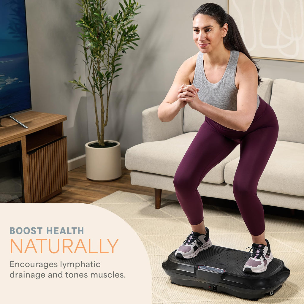 Waver Vibration Plate Exercise Machine – High-Intensity Vibration– Fitness Equipment for Strength & Toning