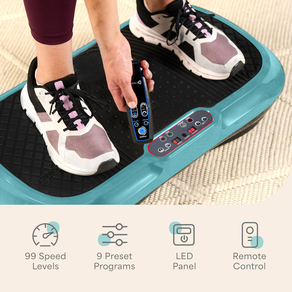 Waver Vibration Plate Exercise Machine – High-Intensity Vibration– Fitness Equipment for Strength & Toning