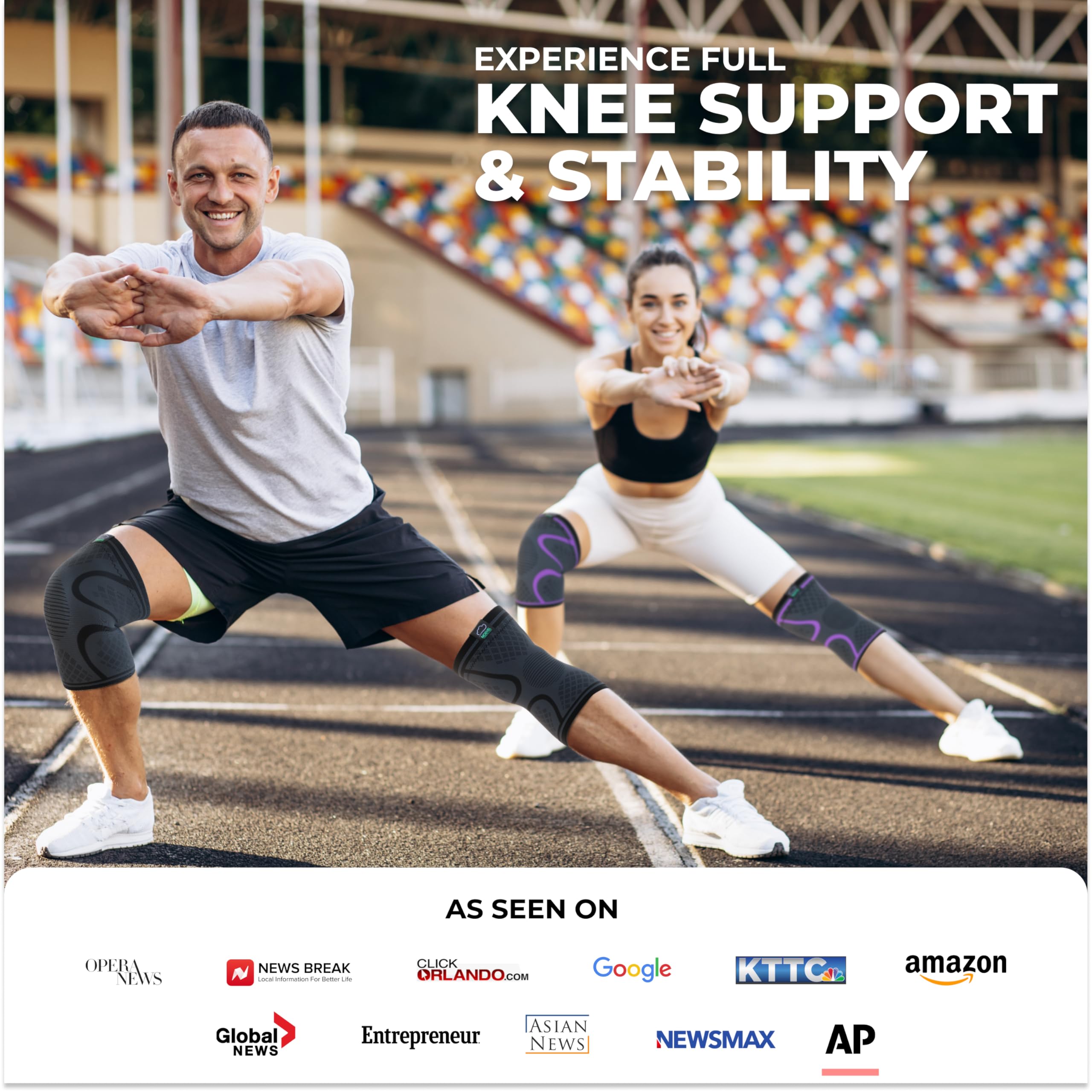 Compression Knee Brace for Women & Men
