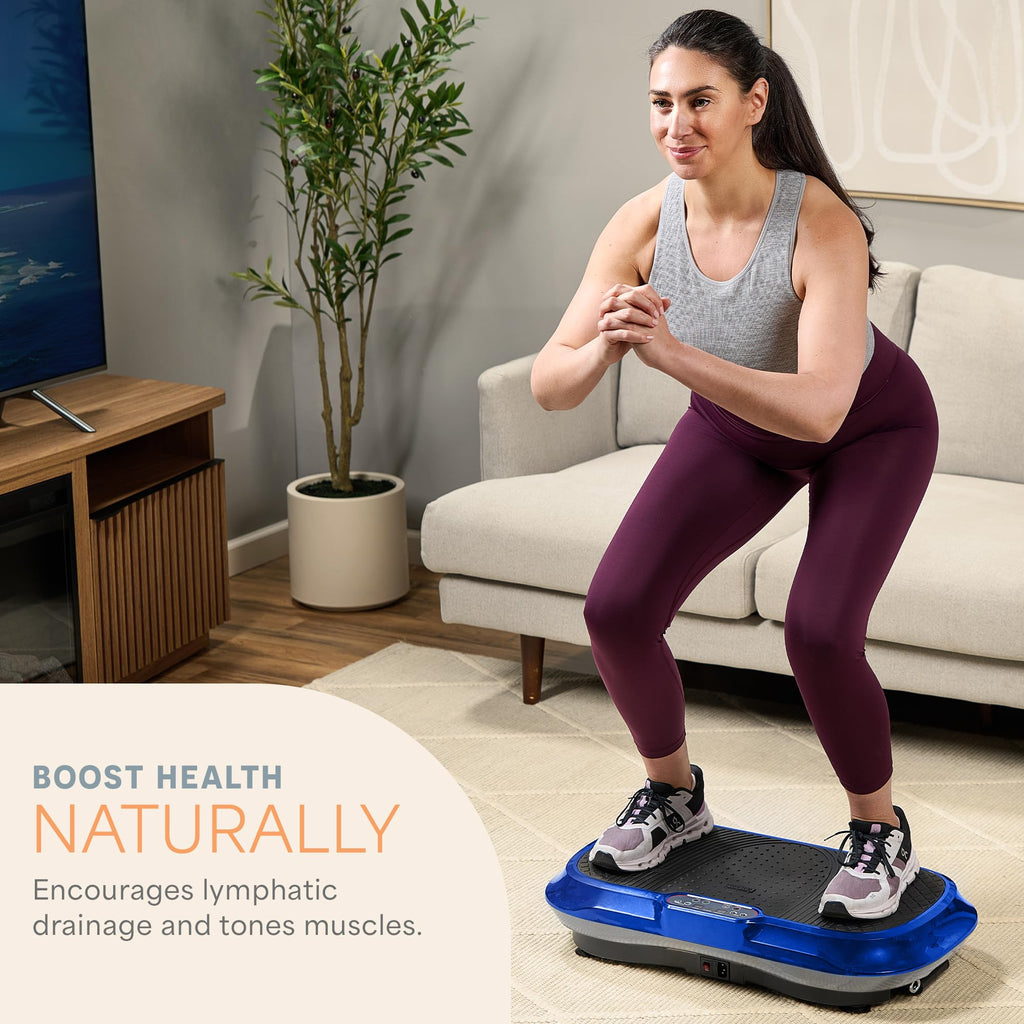 Waver Vibration Plate Exercise Machine – High-Intensity Vibration– Fitness Equipment for Strength & Toning