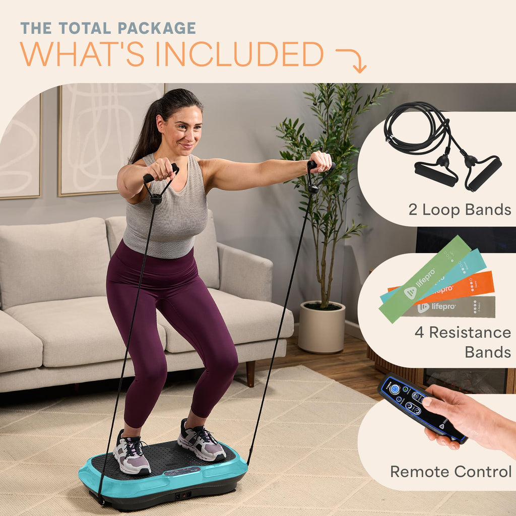 Waver Vibration Plate Exercise Machine – High-Intensity Vibration– Fitness Equipment for Strength & Toning