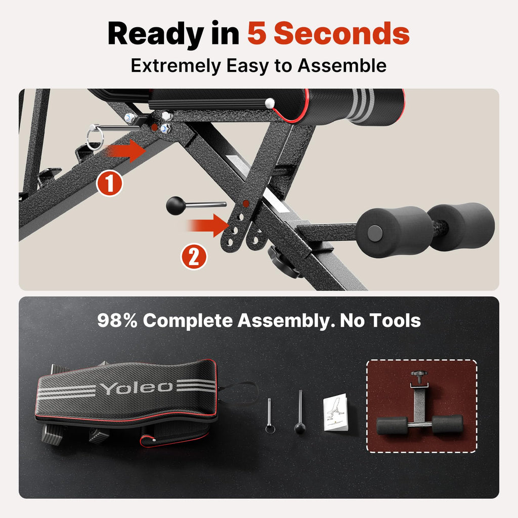 Adjustable Weight Bench for Home Gym
