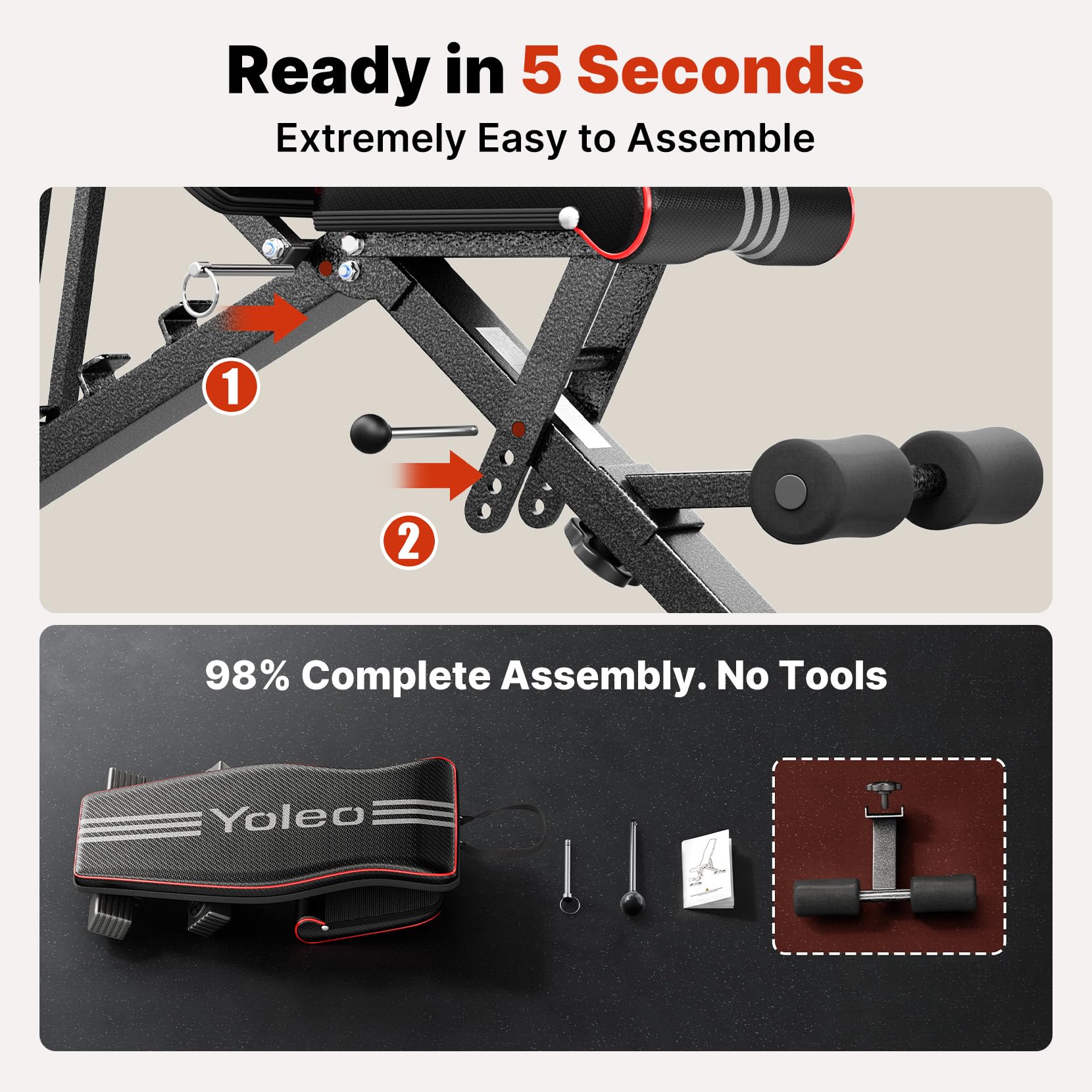 Adjustable Weight Bench for Home Gym