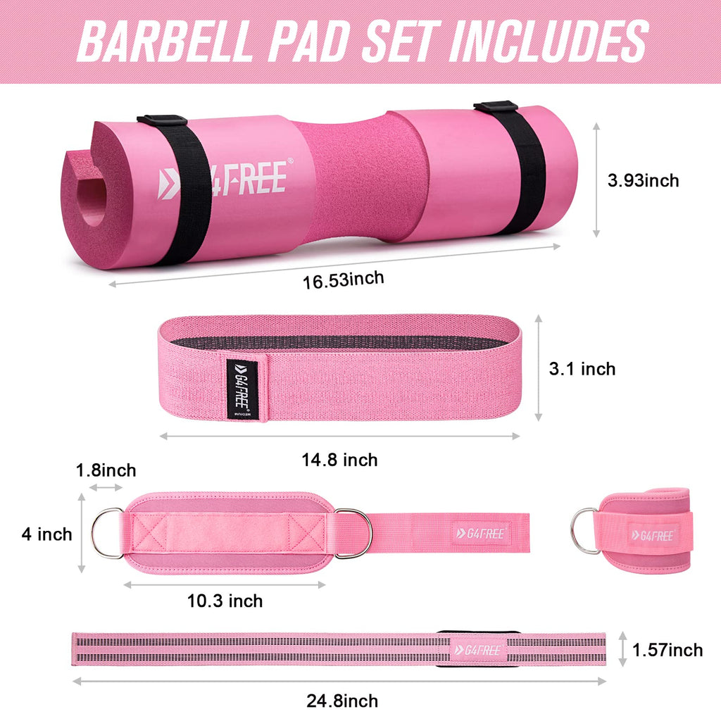 9Pcs Barbell Pad Set for Squat