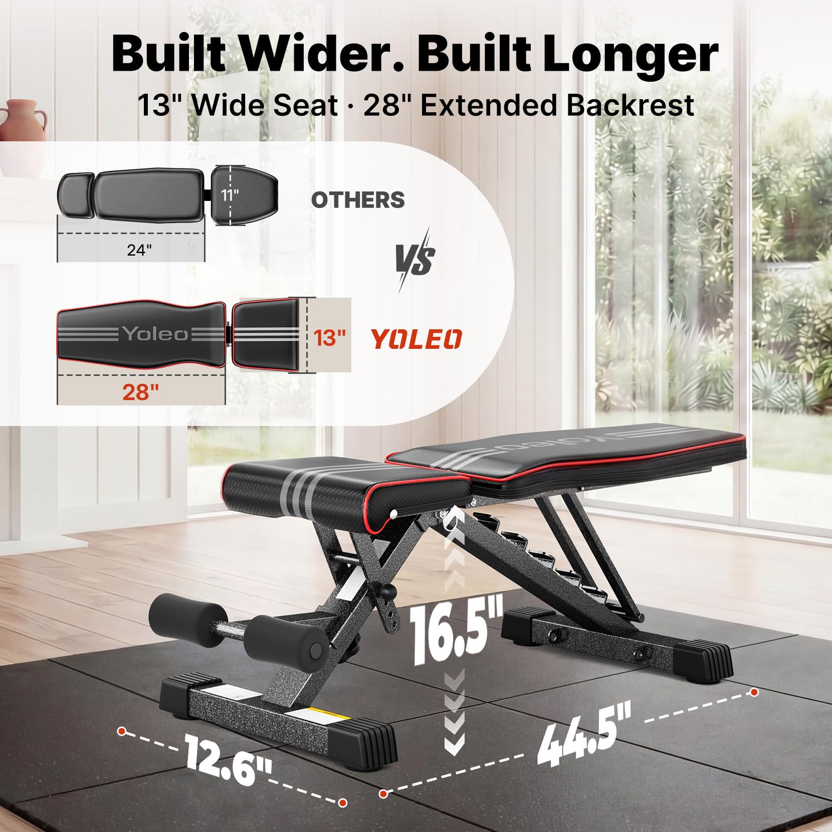 Adjustable Weight Bench for Home Gym